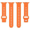 Apple Watch Band 46/49/45/44mm Silicone Reverse Buckle Pine Needle Green - 7