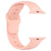 Apple Watch Band 42/41/40/38mm Vertical Grain Silicone Retro Rose - 3