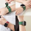 Magnetic Buckle Silicone Band for Apple Watch 42/41/40/38mm - Orange - 9