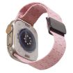 Apple Watch Band 42/41/40/38mm Magnetic Buckle Silicone Pink Sand - 1