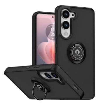 Vivo Y29s 5G Q Shadow 1 Series Black TPU+PC Case with Ring - 1
