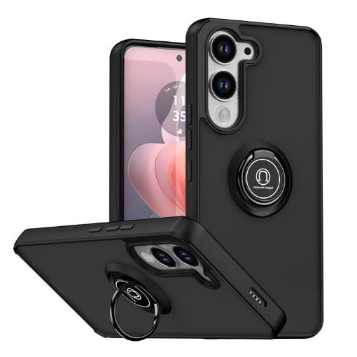 Vivo Y29s 5G Q Shadow 1 Series Black TPU+PC Case with Ring - 1