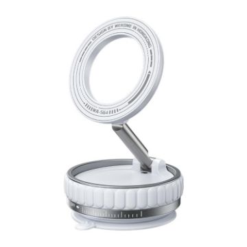 WK WA-S64 K-Captain Lynjia MagSafe Magnetic Car Phone Holder White - 1