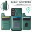 Samsung Galaxy S25+ 5G DG.MING MagSafe RFID Card Case (Green) - 3