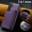 Samsung Galaxy S25+ 5G DG.MING MagSafe RFID Card Case Purple - 2