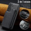 Samsung Galaxy S24+ 5G DG.MING MagSafe RFID Card Phone Case Black - 2
