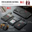 Samsung Galaxy S24+ 5G DG.MING MagSafe RFID Card Phone Case Black - 5