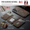 Samsung Galaxy S24+ 5G DG.MING MagSafe RFID Card Case (Coffee) - 5