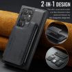 Samsung Galaxy S24 Ultra 5G DG.MING MagSafe RFID Card Phone Case Black - 2