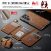Samsung Galaxy S24 Ultra 5G DG.MING MagSafe RFID Card Case Brown - 5
