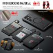 Samsung Galaxy S23 Ultra 5G DG.MING MagSafe RFID Card Phone Case Black - 5