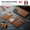 Samsung Galaxy S23 Ultra 5G DG.MING MagSafe RFID Card Case (Brown) - 5