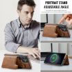 Samsung Galaxy S23 Ultra 5G DG.MING MagSafe RFID Card Case (Brown) - 7