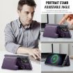 Samsung Galaxy S23 Ultra 5G DG.MING MagSafe RFID Card Case Purple - 7