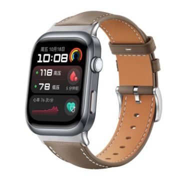 Huawei Watch D2 22mm Black Shark Leather Band, Light Grey - 1