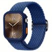 Apple Watch 40mm/41mm Nylon Band & TPU Case - Dark Blue Ladder Buckle - 1