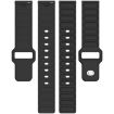 18mm I-Shaped Starlight Solid Color Silicone Watch Band - 8
