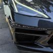 Chevrolet Corvette C8 2020+ Gold Foil Carbon Fiber Bumper Stickers (2pcs) - 3