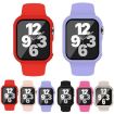 Apple Watch 40mm/41mm Purple Silicone Band with PC Case - 2
