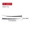 Gold Foil Carbon Fiber Decorative Stickers for Corvette C8 2020+ (Blue) - 2