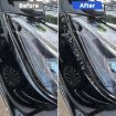 Gold Foil Carbon Fiber Decorative Stickers for Corvette C8 2020+ (Blue) - 5