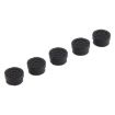 HP Mouse Cap Set - 5pcs, Black, 0.4 x 0.5cm Diameter - 1