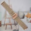 22mm Black Mesh Magnetic Stainless Steel Watch Band - 6