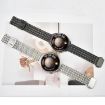 22mm Black Mesh Magnetic Stainless Steel Watch Band - 7
