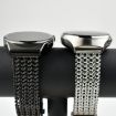 22mm Blue Mesh Magnetic Stainless Steel Watch Band - 4