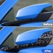 Chevrolet Corvette C8 Rearview Mirror Stickers 4pcs Set Gold Foil - 5