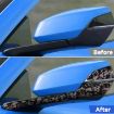 Chevrolet Corvette C8 Carbon Fiber Mirror Stickers 4pcs Set (Red) - 5