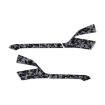 Chevrolet Corvette C8 2020+ Gold Foil Carbon Fiber Mirror Stickers 4pcs - 1