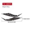 Gold Foil Carbon Fiber Rear Air Vent Stickers for Corvette C8 2020+ - 2