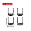 Gold Foil Carbon Fiber Sun Visor Stickers for Corvette C8 2020+ (4pcs) - 2