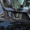 Chevrolet Corvette C8 2020+ Gold Foil Carbon Fiber Vents Stickers 4pcs Set - 4