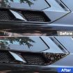 Chevrolet Corvette C8 2020+ Gold Foil Carbon Fiber Vents Stickers 4pcs Set - 5