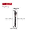 Gold Foil Carbon Fiber Console Stickers for Chevrolet Corvette C8 2020+ - 2