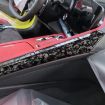 Gold Foil Carbon Fiber Console Stickers for Chevrolet Corvette C8 2020+ - 3