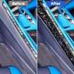 Gold Foil Carbon Fiber Console Stickers for Chevrolet Corvette C8 2020+ - 5