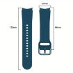 Samsung Galaxy Watch 7 44mm Dark Cyan Silicone Band with PC Case - 3