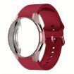 Samsung Galaxy Watch 7 44mm Red Silicone Band with PC Case - 1