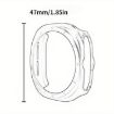 Samsung Galaxy Watch Ultra 47mm Dark Blue Silicone Band with TPU Case - 6
