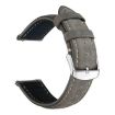 14mm Grey Retro Crazy Horse Leather Watch Band xDfind - 1