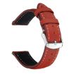 18mm Red Retro Crazy Horse Leather Watch Band xDfind - 1