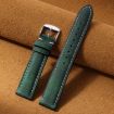 Green 24mm Leather Watch Band for Suunto 9/9 Baro/D5/Core/7 - Retro Style - 2