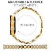 20mm Gold Diamond Metal Watch Band for Garmin Venu/Venu 2/Sq/Sq2 - 2