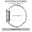20mm Silver Diamond Metal Watch Band for Garmin Vivomove Sport/Vivoactive 5/3 - 2