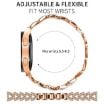 20mm Rose Gold Diamond Metal Watch Band for Garmin Vivomove/Vivoactive - 2