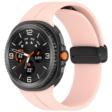 Samsung Galaxy Watch 8/8 Classic Pink Magnetic Silicone Band - 1