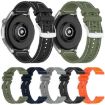 20mm Midnight Blue Hybrid Nylon Silicone Watch Band - 4